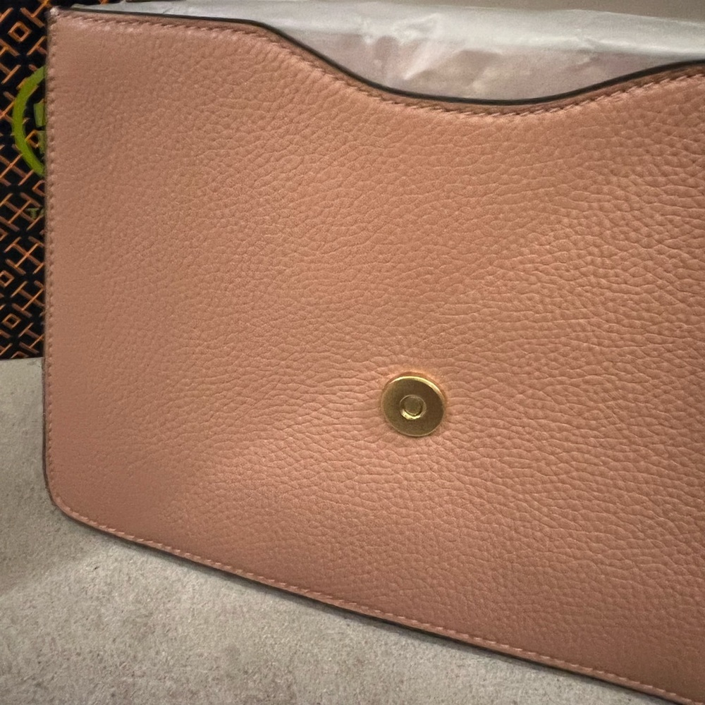 TORY BURCH Britten Medium Adjustable Shoulder Strap - Pink Moon - NWT - Picture 5 of 8